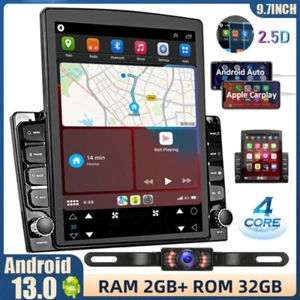 Double 2DIN Android 13 Touch Screen Car Stereo Radio GPS Navi Wifi FM Carplay - Bild 1 von 13