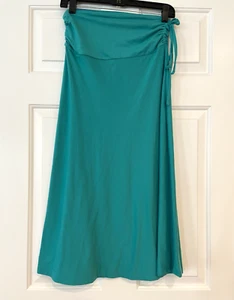 Alpine Design Skirt Womens Turquoise Stretch Convertible to Dress Small - Picture 1 of 9