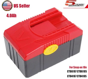 nuevo para batería Snap on 18V 4Ah CTB6185 CT6187 CTB4185 CTB4187 CTC620 - Imagen 1 de 5