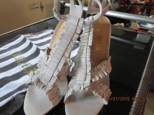 L.A.M.B. HIGH HEEL GRAY SHOES--SIZE 7 1/2"---#TI-6-D - Picture 1 of 24