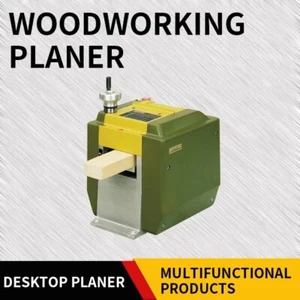Woodworking Electric Planer Kecil Kayu Rumah Tangga Electric Planer Desktop Plan - Imagen 1 de 12