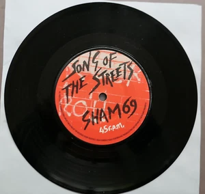 SHAM 69 - Song Of The Streets 7" One-sided Gig Freebie from 1977/78 top MINT- - Foto 1 di 4