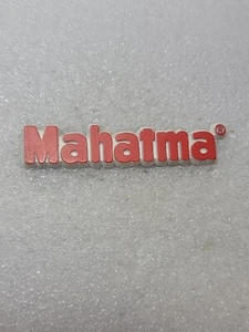 Vintage Mahatma Fidge Magnet Long Grain Rice Brand Text White Red - Picture 1 of 7