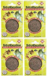 Tetra Weekend Tropical Slow Release Feeder Fish Food 4 Pack (4.24 Oz) 