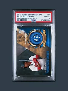 2017 Topps - Robinson Day Commemorative Patch Francisco Lindor #JRPC-FL - PSA 8 - Bild 1 von 2