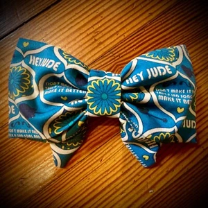 Handmade The Beatles “Hey Jude” girls hair bow - Picture 1 of 12