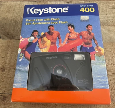 Keystone Easy Shot 400 35mm Point & Shoot Film Camera - TESTED - Made In USA - Image 1 of 4