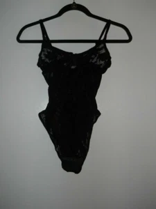 Christian Dior Black Sheer Mesh Lace Bodysuit 34C  - Picture 1 of 9