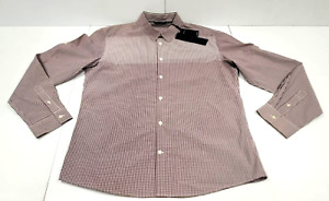 Jack & Jones Men's Micro-Plaid Long Sleeve Shirt ~ Size China-XXXL= US Large
