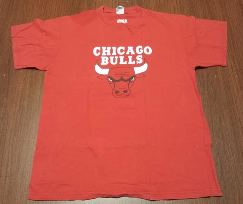 Chicago Bulls Men's Graphic T-shirt Rose #1 Medium Red Cover
