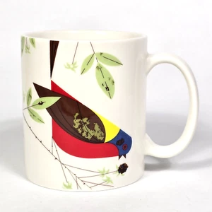 Fishs Eddy Charley Harper Todd Oldham "Painted Bunting" Collectible Ceramic Mug - Picture 1 of 10