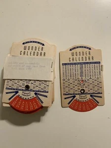 12 Stück Vintage Mira Cal Wonder Kalender Präzisionskalender - Bild 1 von 3