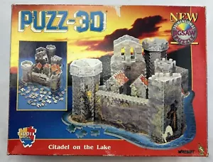 1996 Puzz 3D Citadel on the Lake by Wrebbit Contents New Sealed Pieces FREE SHIP - Picture 1 of 2