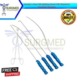 Viterbo's Surgical Dissector Set, Face Lift, Gliding Brow Lift, Forehead Surgery - Picture 1 of 2