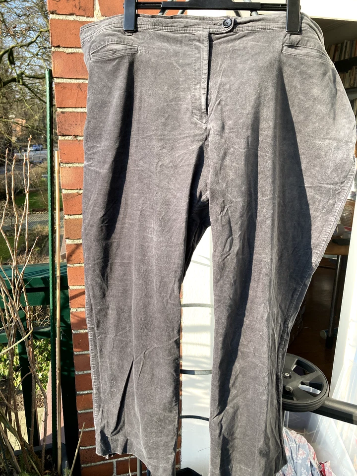 Lands End wunderschön grauer Samt    GR.58 NEU - Bild 1 von 4