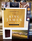 The King James Study Bible : Full Color Edition (Bonded Leather, New) Indexed