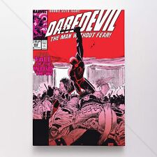 Daredevil Poster Canvas Vol 1 #252 Comic Book Art Print