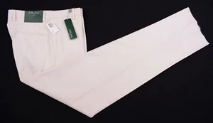 NWT Bobby Jones Stone Khaki COTTON TENCEL Flat Front Chinos Casual Pants 33 NEW - Picture 1 of 7