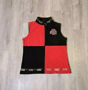 Chaleco Suéter Belle Pointe De Colección Para Mujer Mediano Ohio State Buckeyes OSU - Imagen 1 de 8