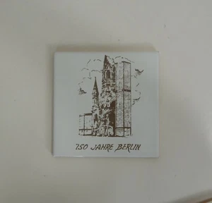 750 Jahre Berlin Decorative Wall Tile 6 x 6 x 6 Made in Spain - Picture 1 of 3