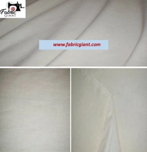 Heavy Weight Calico Cream Fabric, 100% Cotton, 150 cm wide, High Quality - Picture 1 of 8