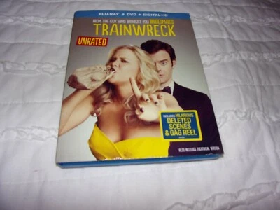 Trainwreck (Blu-ray/DVD, 2015, 2-Disc Set,) Amy Schumer, Bill Hader - Image 1 of 3