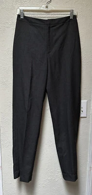 High Waisted Vintage Ralph Lauren Purple Label Wool Gray Pants pockets Size 6 - Image 1 of 4