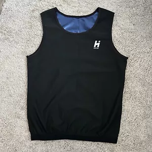 Mens 2XL/3XL Black Neoprene Sauna Lined Tank Top - Picture 1 of 6