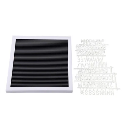 25cm*25cm Message Plastic Letter Board Sign Changeable Letters Numbers Room D AU - Image 1 of 4
