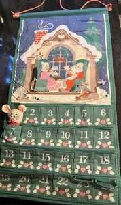 Vintage Avon Countdown to Christmas Adventskalender mit Original Maus 80er Jahre - Bild 1 von 8