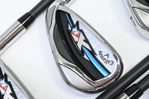 Ladies Callaway XR OS Irons / 5-PW+SW / Ladies Flex Bassara E 50 Shaft - Picture 1 of 7