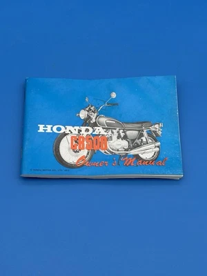 Honda CB500 motocicleta manual do proprietário vintage 1972 - Imagem 1 de 4