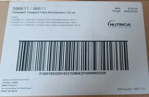 Fortimel Compact Fibre Mischkarton 8x4x125ml - Bild 1 von 1