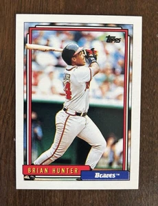 1992 Topps - Brian Hunter #611 - NM+ - Atlanta Braves - Bild 1 von 2