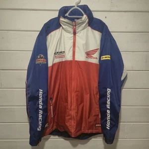 Honda Racing Jacket Size XXL Blue/Red CBR Fireblade Hooded Official Licensed ! - Picture 1 of 21