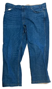 Duluth Trading Ballroom Double Flex Blue Jeans Men 44x30 Relaxed Fit Denim Pants - Picture 1 of 8