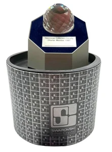 Swarovski Crystal Paperweight Collectors Society Charter Member 1987 Round Clear - Picture 1 of 6