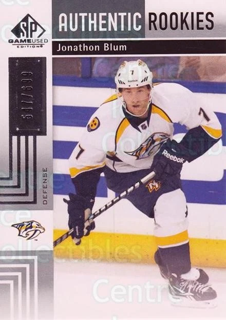 2011-12 SP Game Used #129 Jonathon Blum - Image 1 of 1
