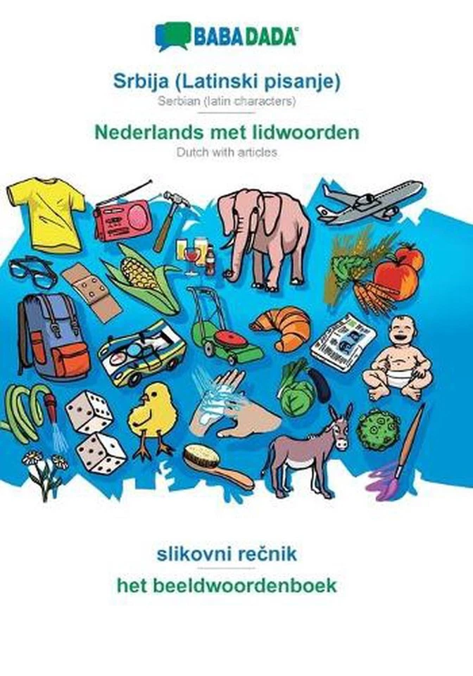 Srbija (Latinski pisanje) - Nederlands met lidwoorden, slikovni renik: BABADADA  - Image 1 of 1