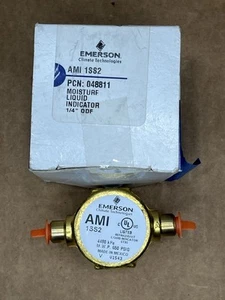 NEW EMERSON AMI-1SS2 MOISTURE LIQUID INDICATOR 1/4" O.D. ODF SWEAT/SWEAT USA - Picture 1 of 4