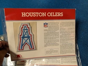 Houston Oilers NFL team logo patch Willabee & Ward - Picture 1 of 1