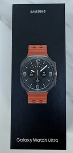 Samsung Galaxy Watch Ultra 47mm LTE NEW Titanium Grey Orange Strap - Picture 1 of 7