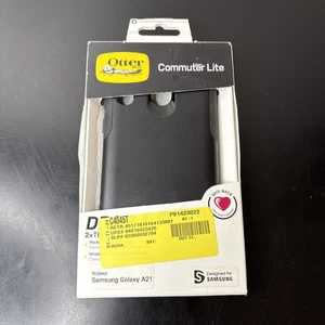 Custodia OtterBox Commuter serie Lite solo per Samsung Galaxy A21 - nera nuova - Foto 1 di 2
