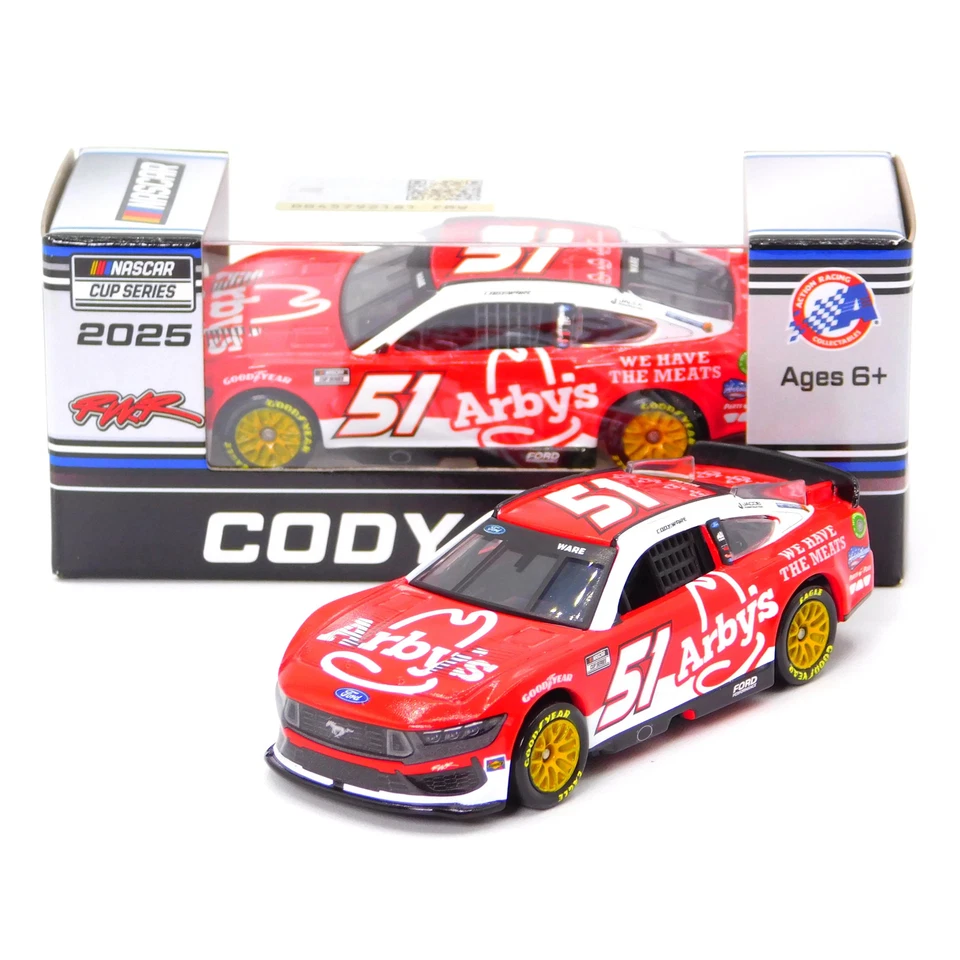 Cody Ware 2025 Arby's 1:64 Nascar Diecast - Image 1 of 4