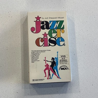 Jazzercise (1982) VHS Rainbow Judi Sheppard Missett Rare - Image 1 of 4