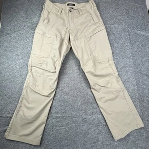 511 Tactical Pro Pants Mens Size 34x30 Tan Taclite RipStop Elastic Waist Cargo - Picture 1 of 14