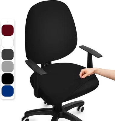 Coprisedia Ufficio Elasticizzato Universale Split Girevole Lavabile Rimovibile p - Immagine 1 di 4