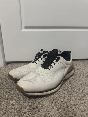 Sapato de golfe Johnston & Murphy masculino XC4 H1 luxo híbrido branco 11 M - Imagem 1 de 4