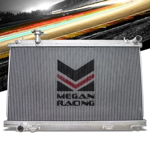 Megan Racing High Performance Aluminum 2-Row Radiator For 03-06 350Z Z33 VQ35de - Picture 1 of 3
