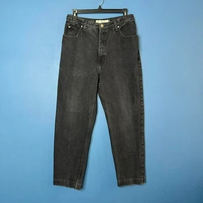 Pantalones de mezclilla vintage años 90 mamá para mujer talla 14 negros Inc tiro alto grunge clásicos Foto 1 de 4